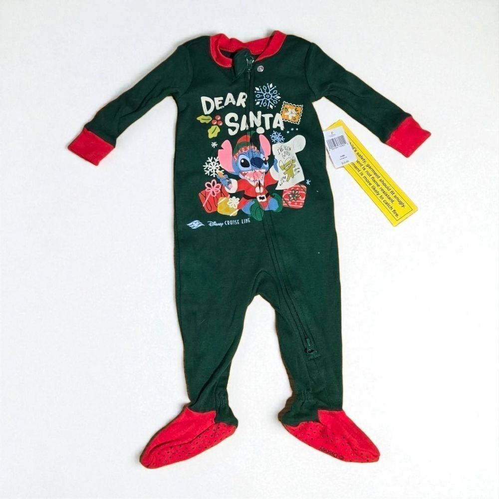Stitch Holiday Stretchie Sleeper for Baby NWT Disney Store Lilo & Stitch Pajama